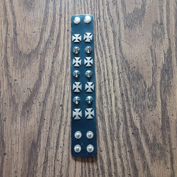 Jewelry - Leather Bracelet with Studs